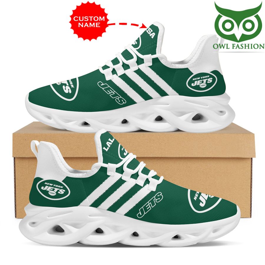 New York Jets Shoes Max Soul Luxury NFL Custom name football fans
