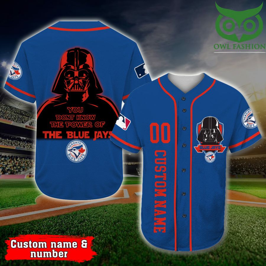 Toronto Blue Jays Baseball Jersey Darth Vader Star Wars MLB Custom Name Number 