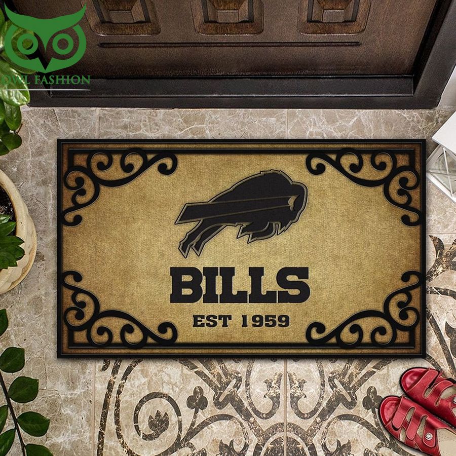 Buffalo Bills with Logo Doormat NFL