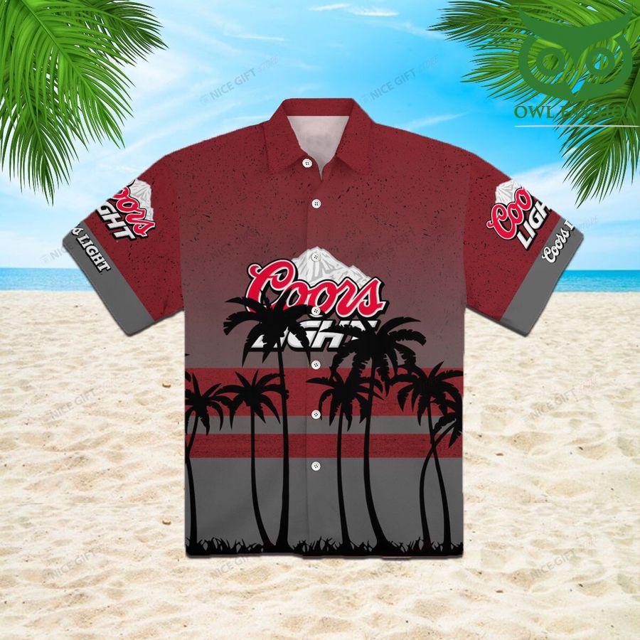 Coors Light 3D Shirt Hawaiian aloha for summer