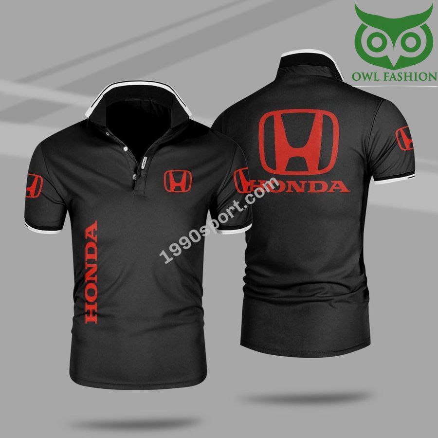 Honda brand logo classic style 3D Polo shirt 