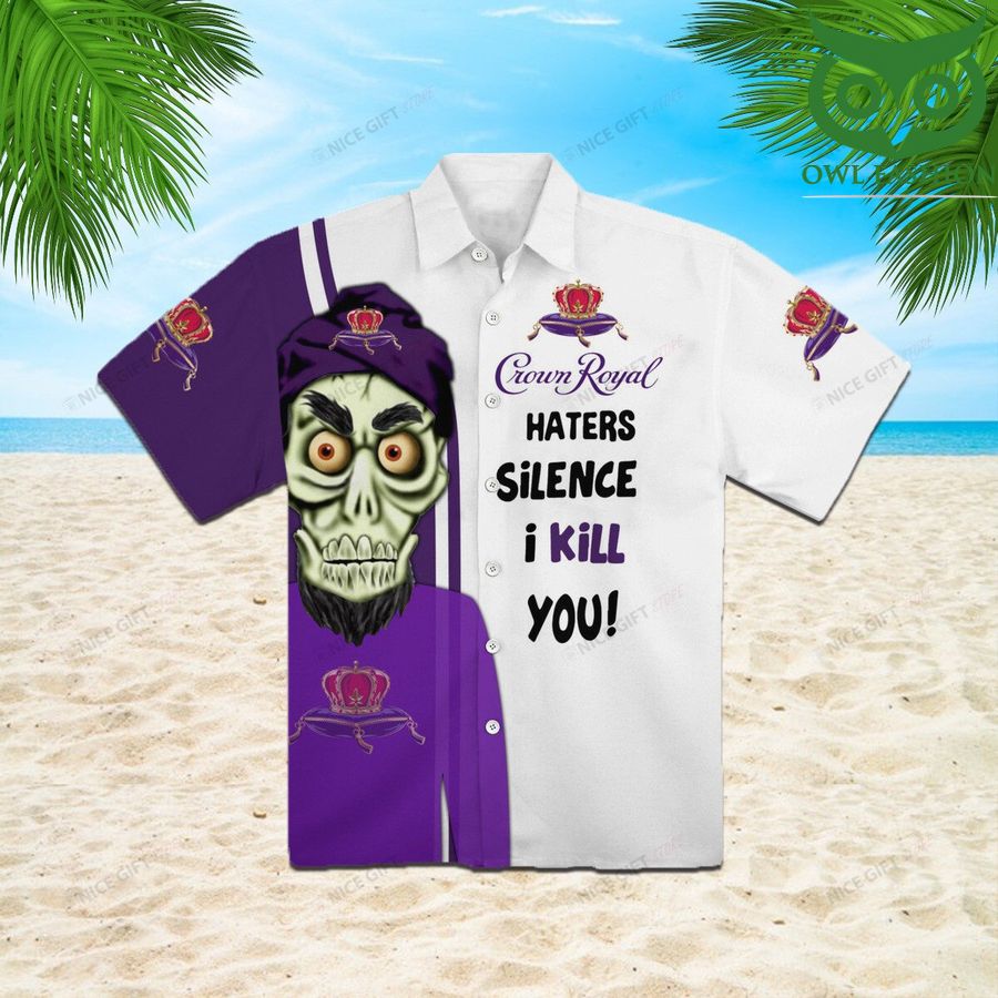 Crown Royal haters silence 3D Shirt Hawaiian aloha for summer