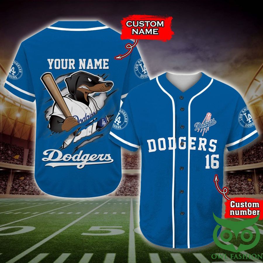 Los Angeles Dodgers Baseball Jersey MLB Custom Name Number