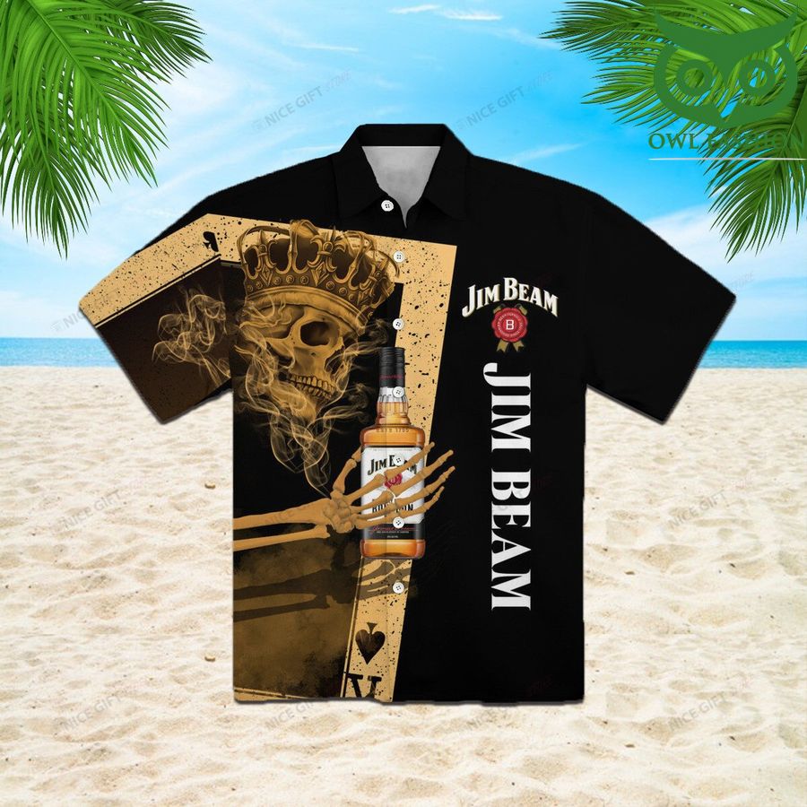 Jim Beam 3D Shirt Hawaiian aloha for summer