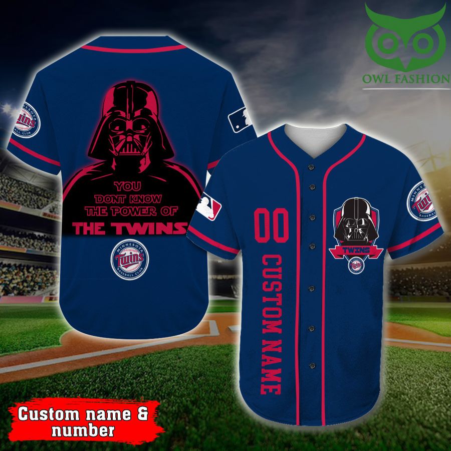 Minnesota Twins Baseball Jersey Darth Vader Star Wars MLB Custom Name Number 