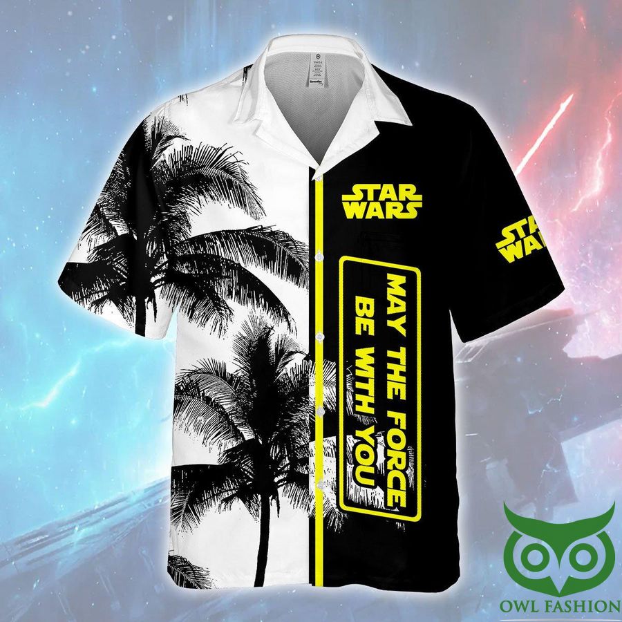 Star Wars May The Force Be With You Palm Hawaiian Shirt