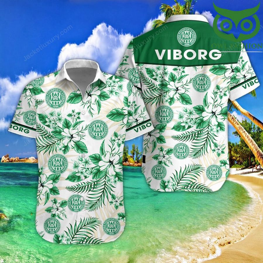 Viborg FF floral cool tropical Hawaiian shirt short sleeves