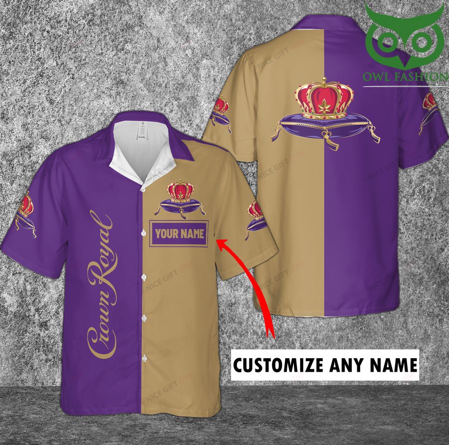 Crown Royal personalized 3D Shirt Hawaiian aloha for summer