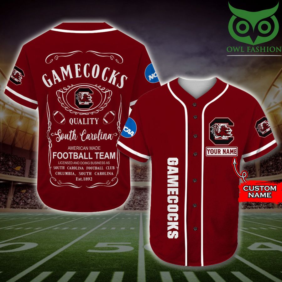 South Carolina Gamecocks Baseball Jersey Jack Daniel NCAA Custom Name 