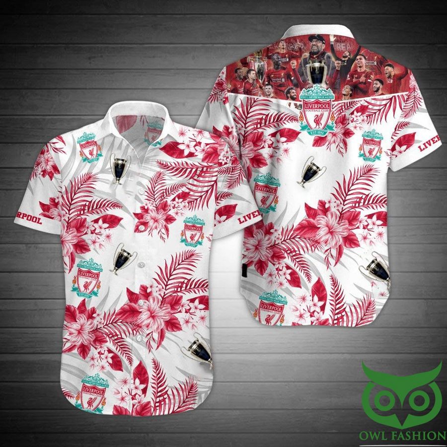Liverpool FC Champs UEFA Champions League Hawaiian Shirt