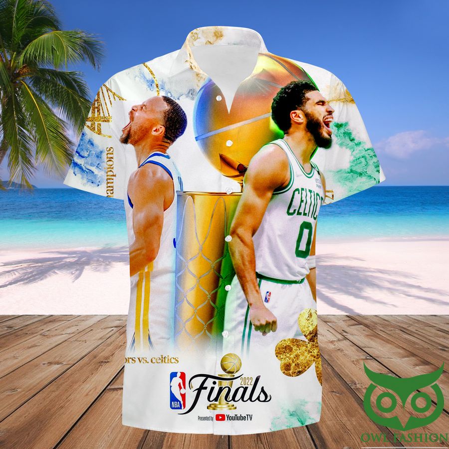 Boston Celtics x Golden State Warriors 2022 NBA Finals Hawaiian Shirt