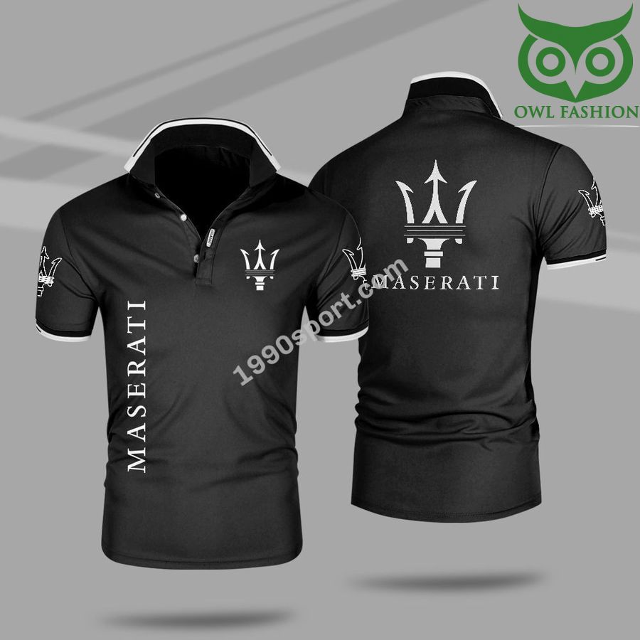 Maserati brand logo classic style 3D Polo shirt 