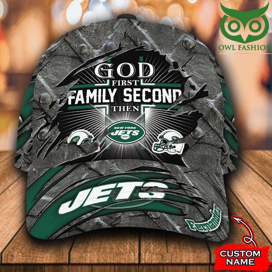 12 New York Jets Classic Cap Luxury NFL Custom name football fans