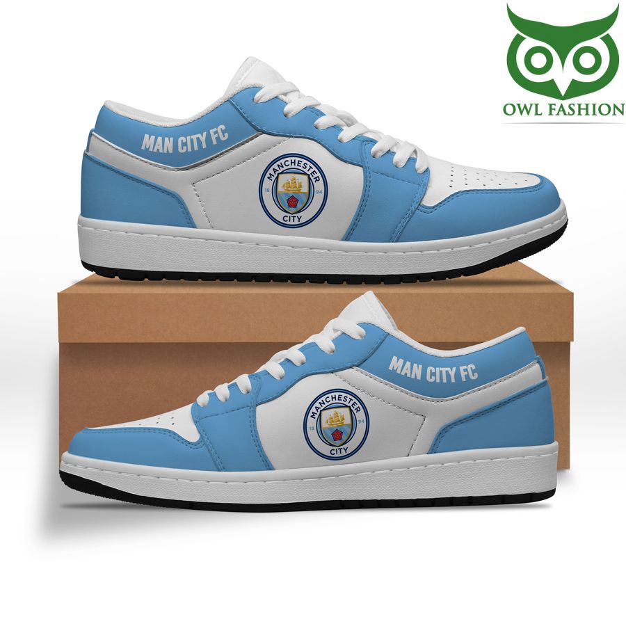 22 Manchester City FC Black White Jordan Sneakers Shoes