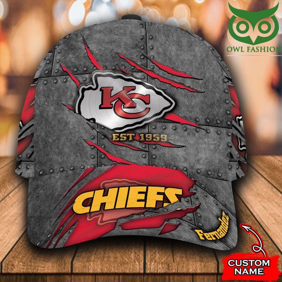 Kansas City Chiefs Classic Cap Luxury NFL Custom name football fans