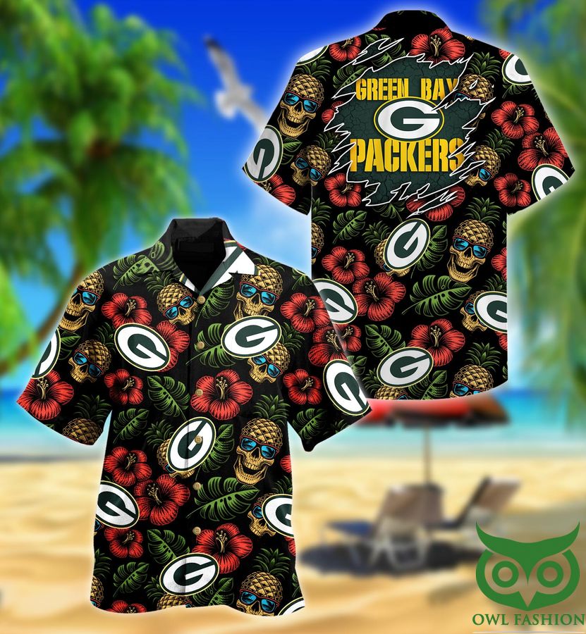Green Bay Packers NFL Pineapple Hawaiian Shirt