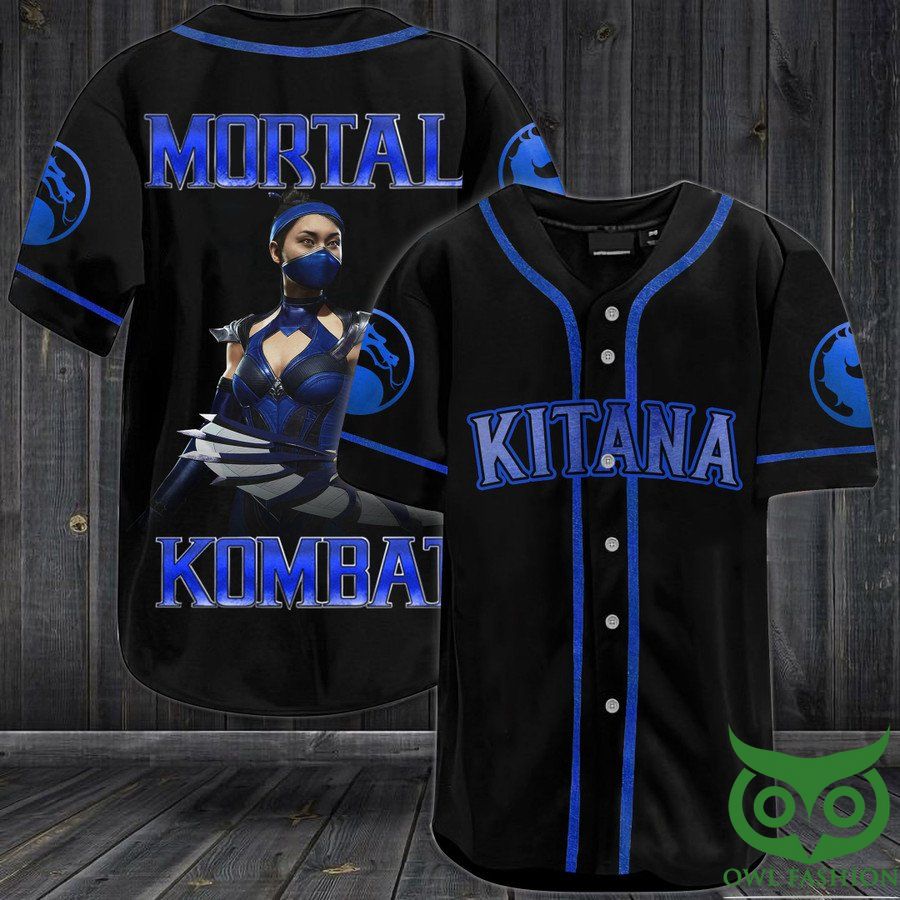 Kitana Mortal Kombat Baseball Jersey Shirt