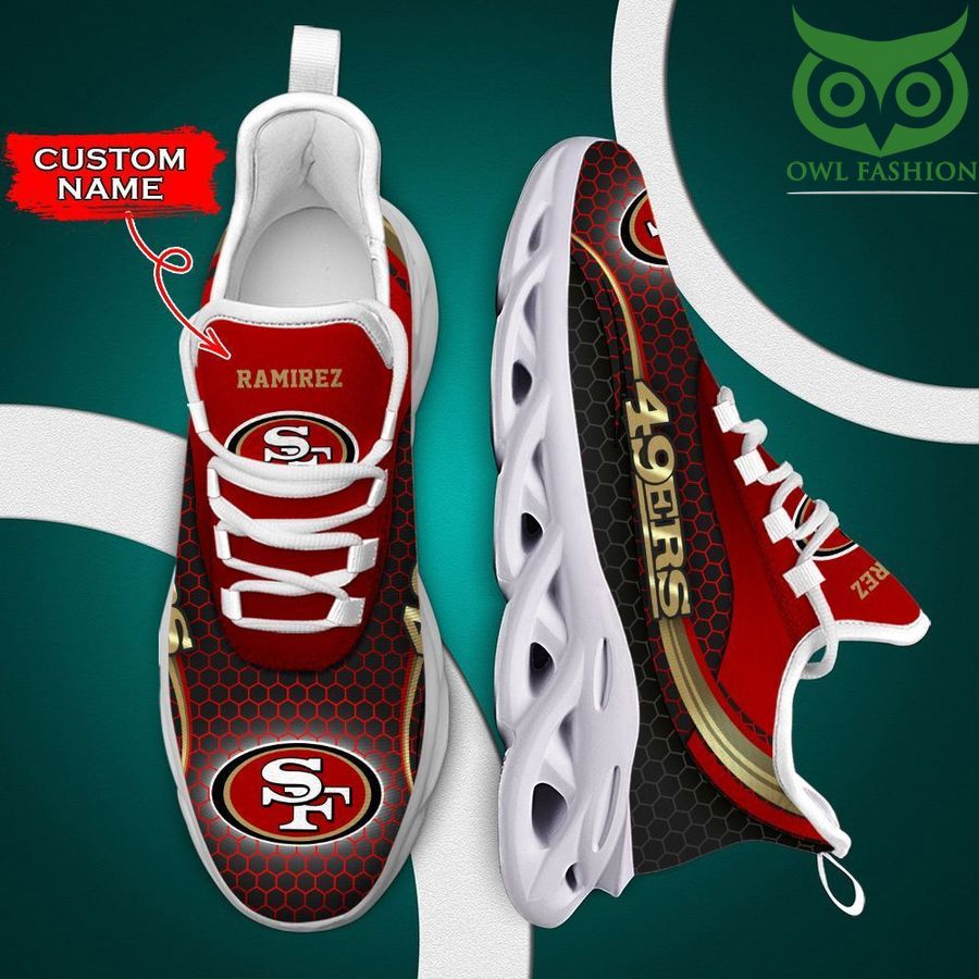 Personalized Luxury NFL San Francisco 49ers Max Soul Shoes 