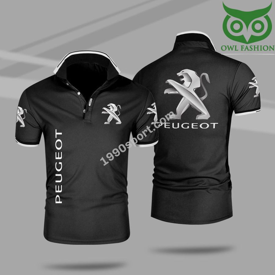 Peugeot brand logo classic style 3D Polo shirt 