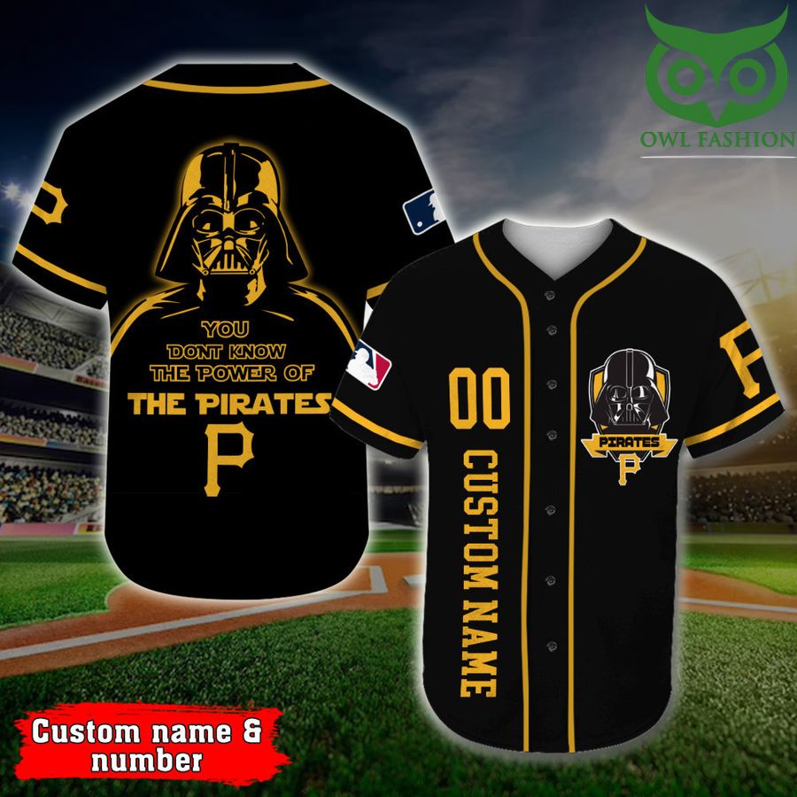 Pittsburgh Pirates Baseball Jersey Darth Vader Star Wars MLB Fan Gifts Custom Name Number 
