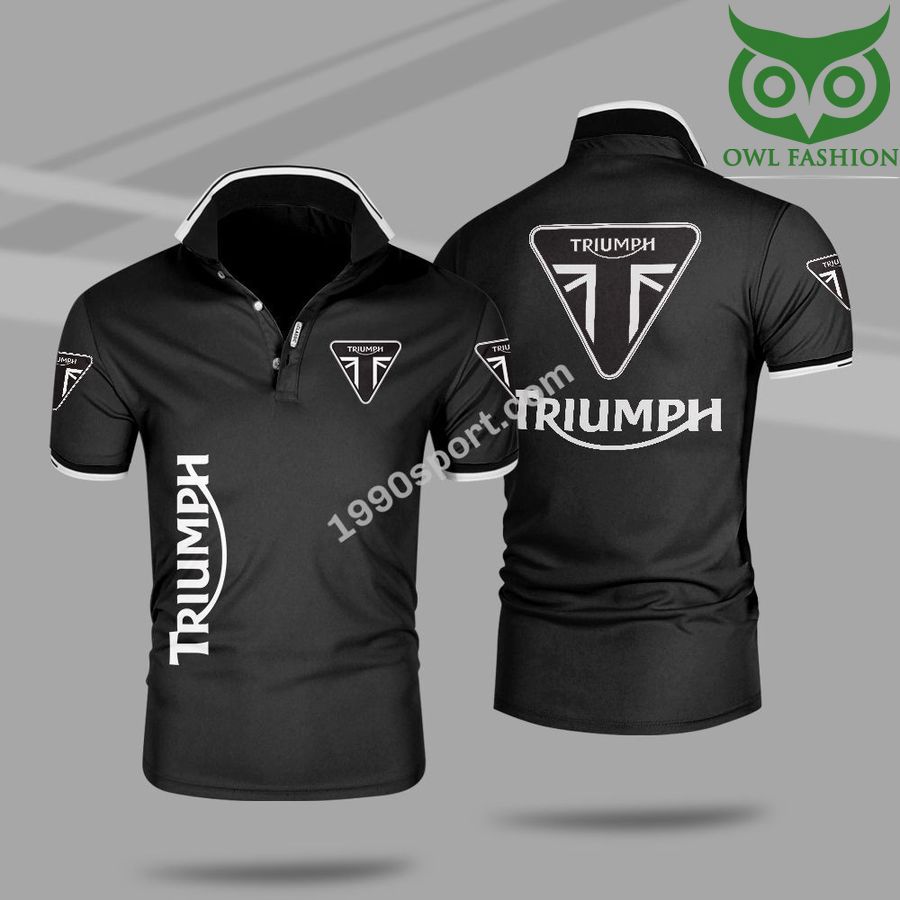 Triumph brand logo classic style 3D Polo shirt 