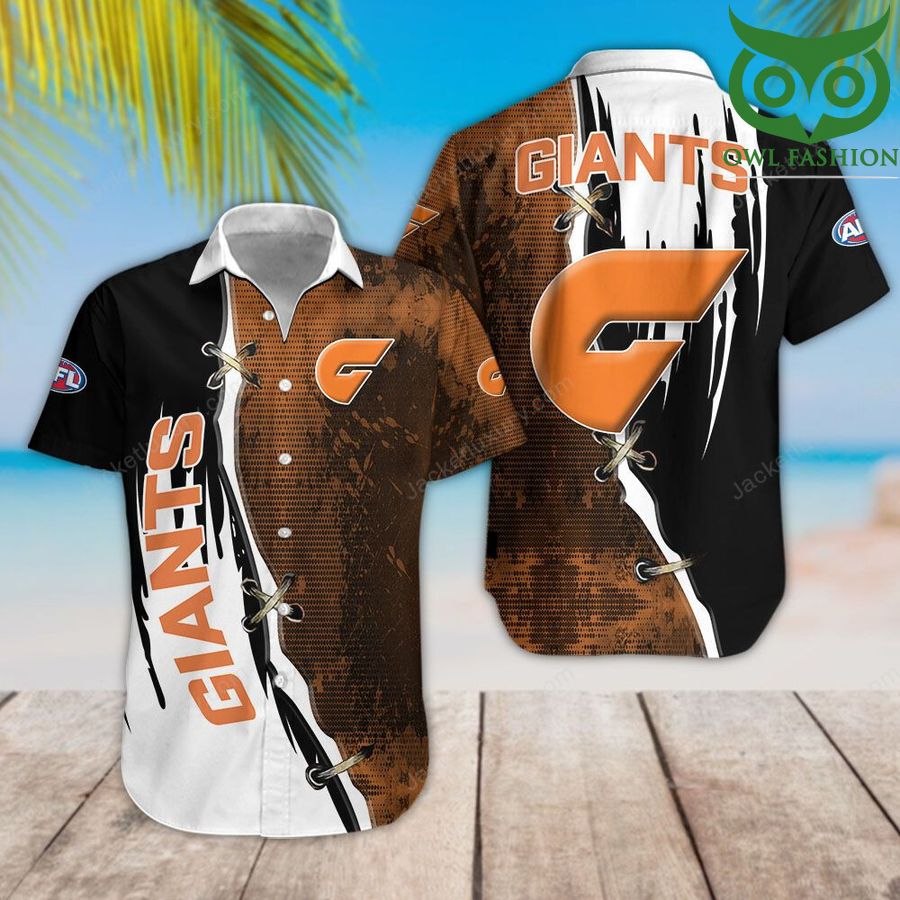 9 Greater Western Sydney Giants colored cool style Hawaiian shirt for summer