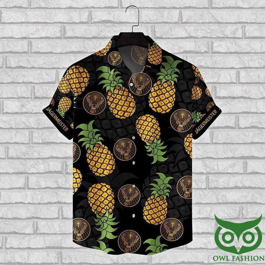 Jagermeister Pineapple Hawaiian Shirt