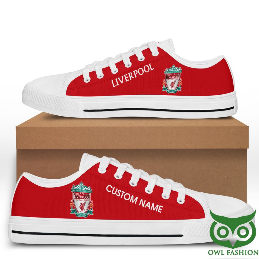 Personalized Name Liverpool Low Top Shoes