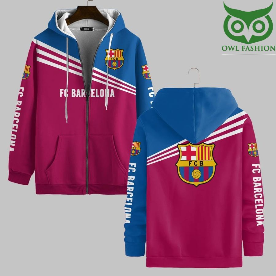 FC Barcelona standard 3D Full Printing Hawaiian Shirt Tshirt Hoodie