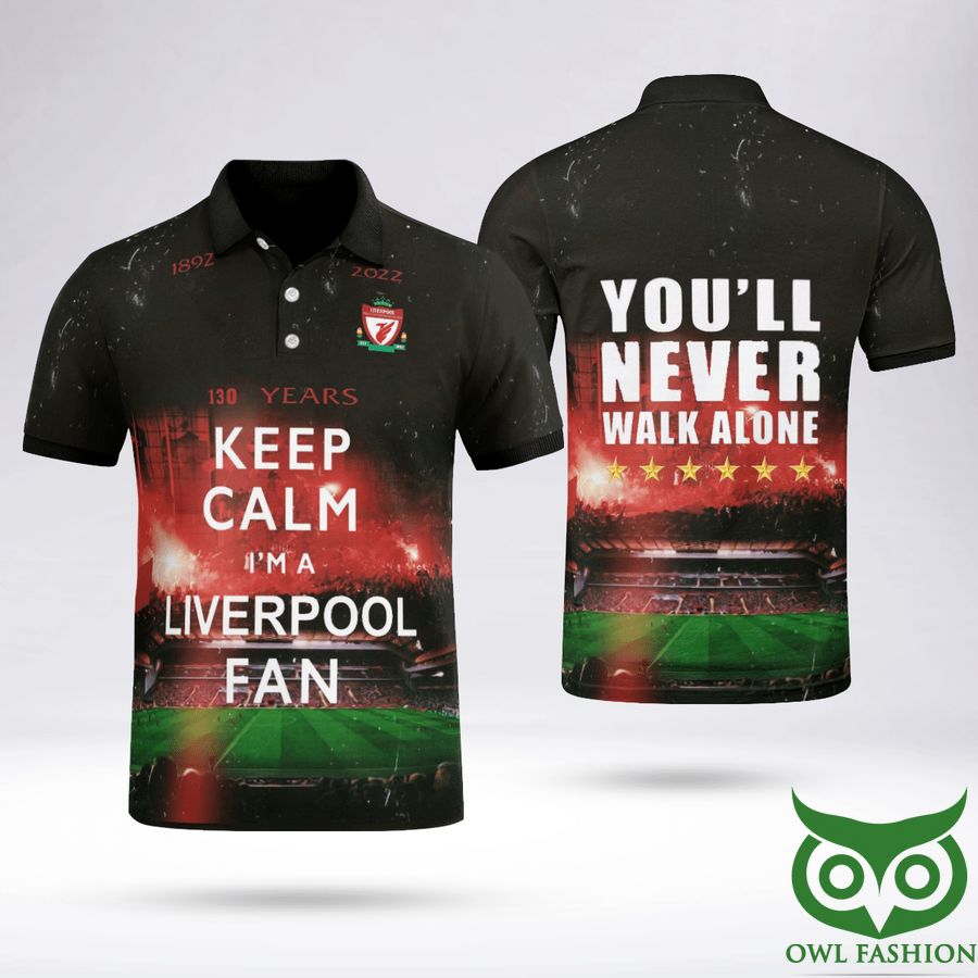 Liverpool Is Love Forever 2022 Polo Shirt Black