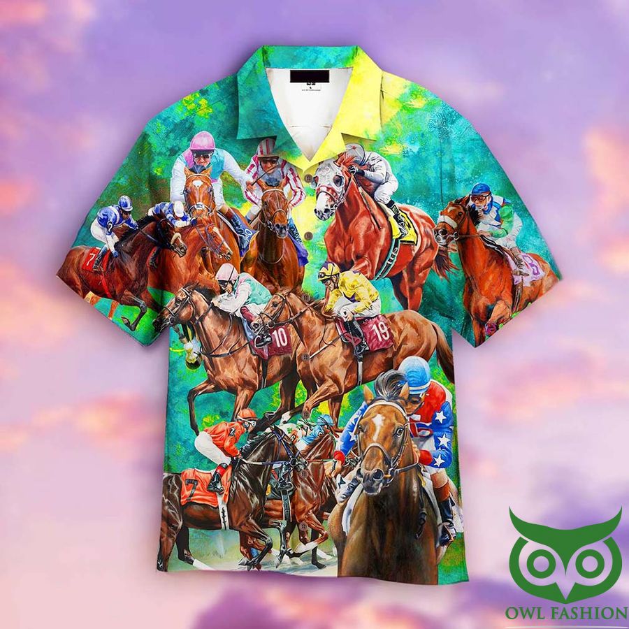 33 Kentucky Derby Horse Racing Hawaiian Shirt