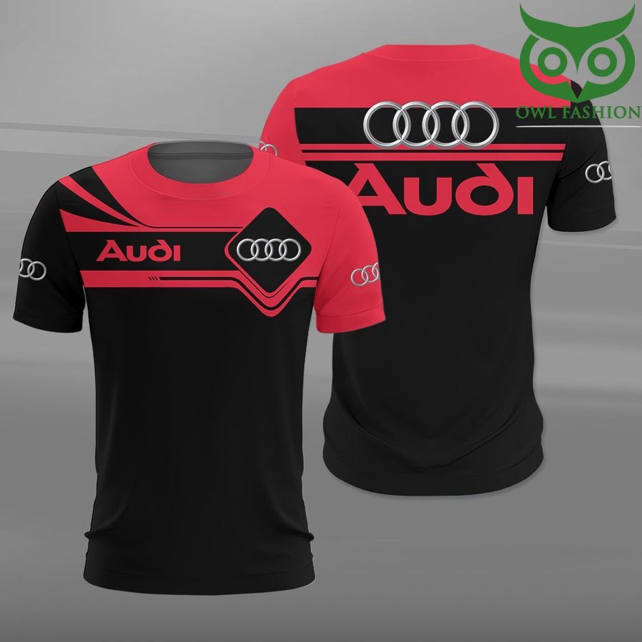 Audi signature colors logo luxury 3D Shirt full printed