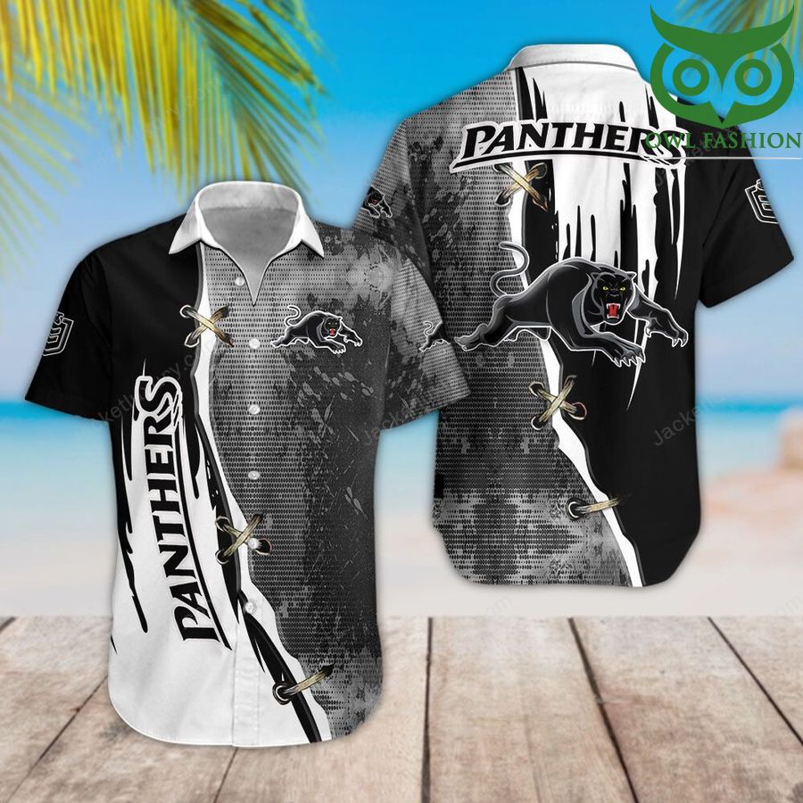 Penrith Panthers colored cool style Hawaiian shirt for summer