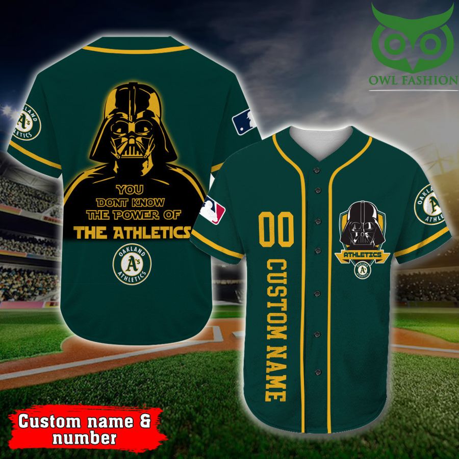Oakland Athletics Baseball Jersey Darth Vader Star Wars MLB Custom Name Number 