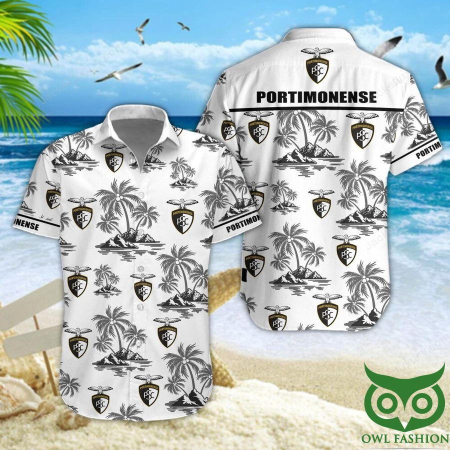 Portimonense Futebol SAD Gray Island Hawaiian Shirt