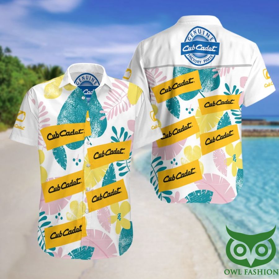 Cub Cadet Summer Short Sleeve Hawaiian Beach Shir