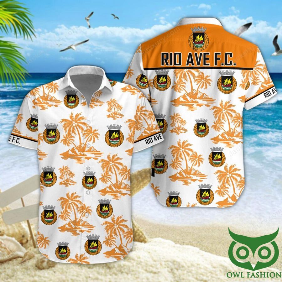 Rio Ave F.C Orange Island Hawaiian Shirt