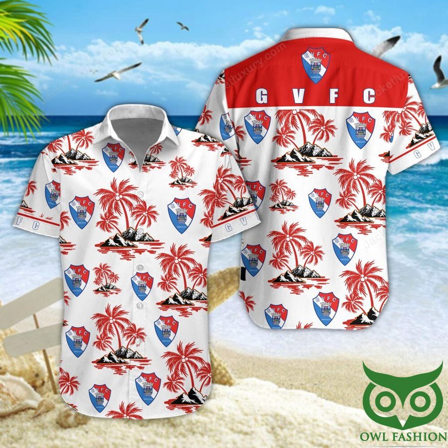 Gil Vicente Futebol Clube Red Island Hawaiian Shirt