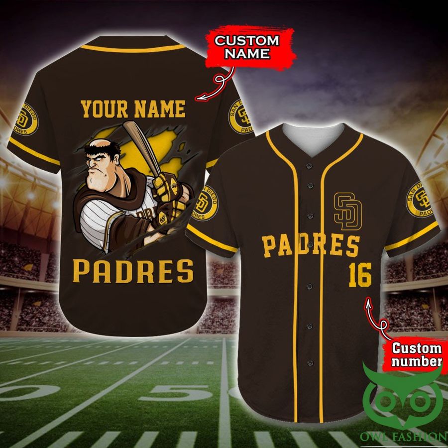 San Diego Padres Baseball Jersey MLB Custom Name Number
