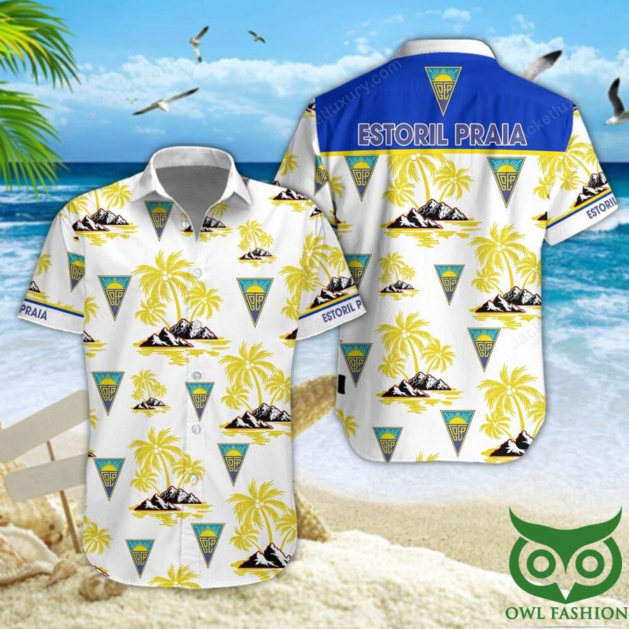 Estoril Praia Yellow Island Hawaiian Shirt