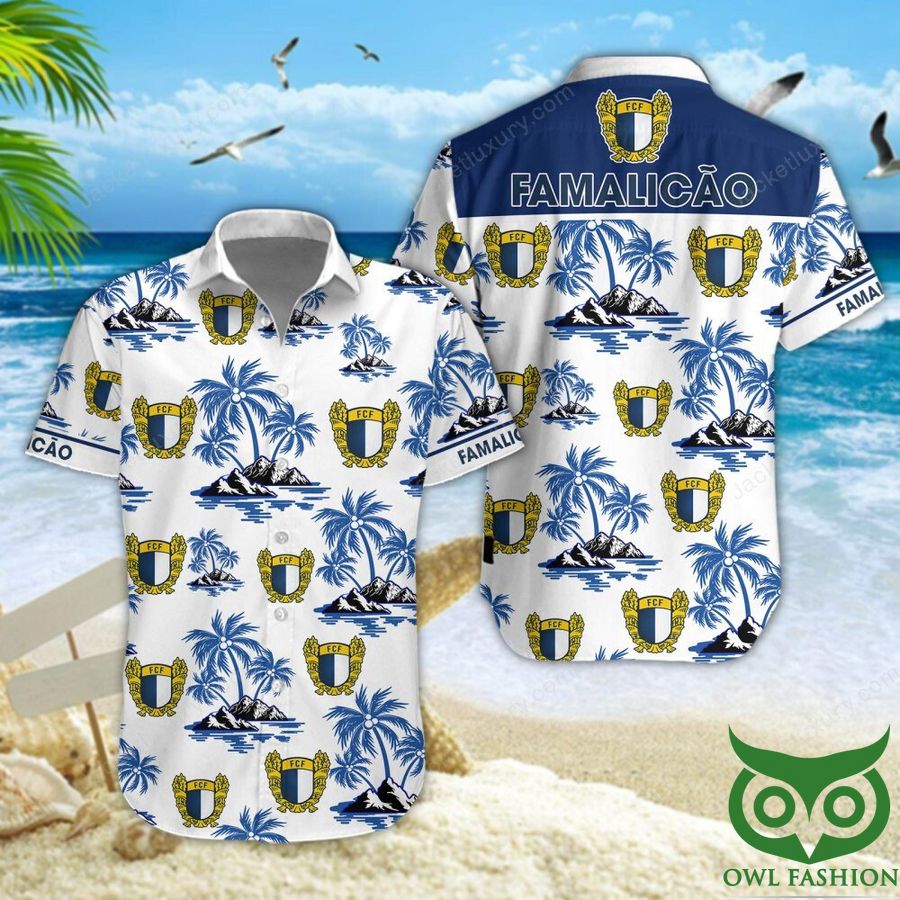 Futebol Clube de Famalicao Blue Island Hawaiian Shirt