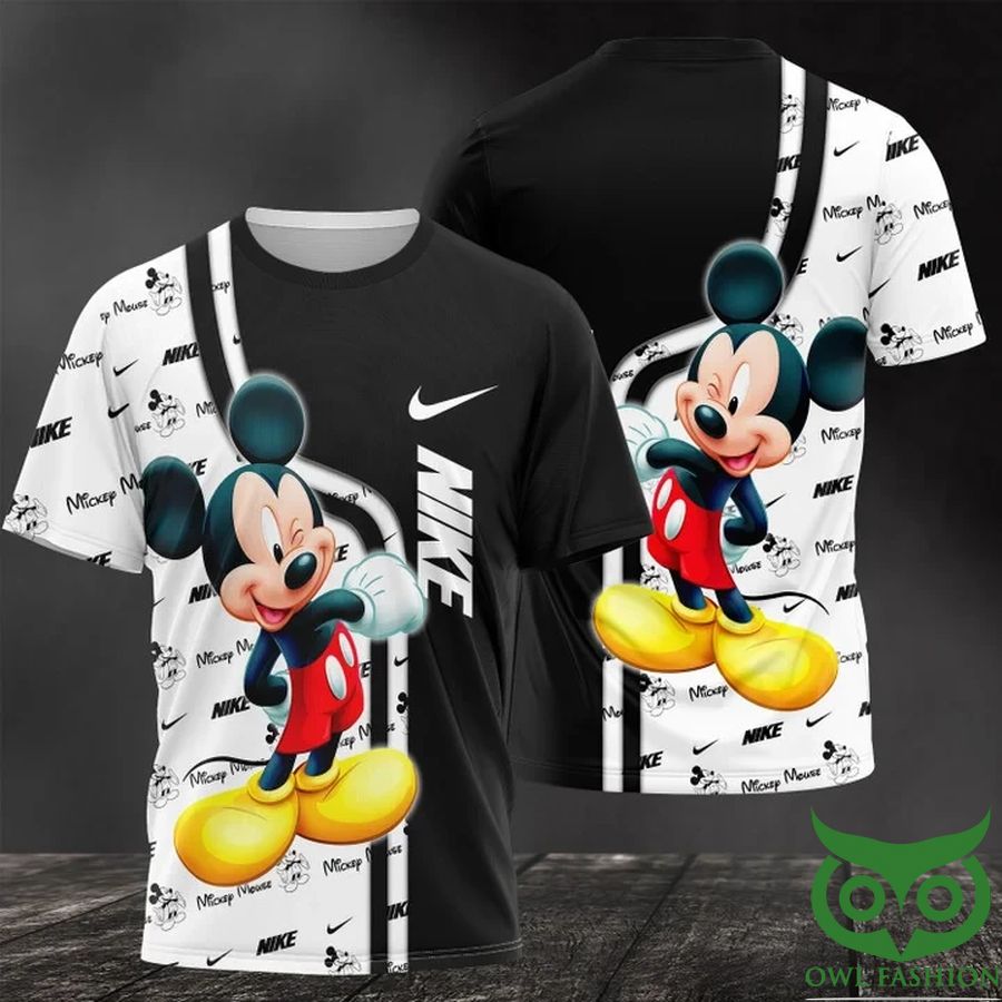 89 Luxury Nike Wink Mickey Mouse 3D T shirt