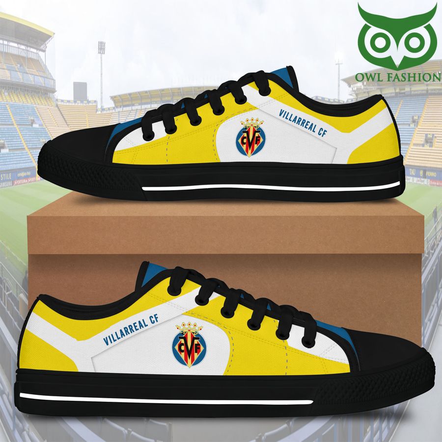 39 Villarreal CF Black White low top shoes for Fans