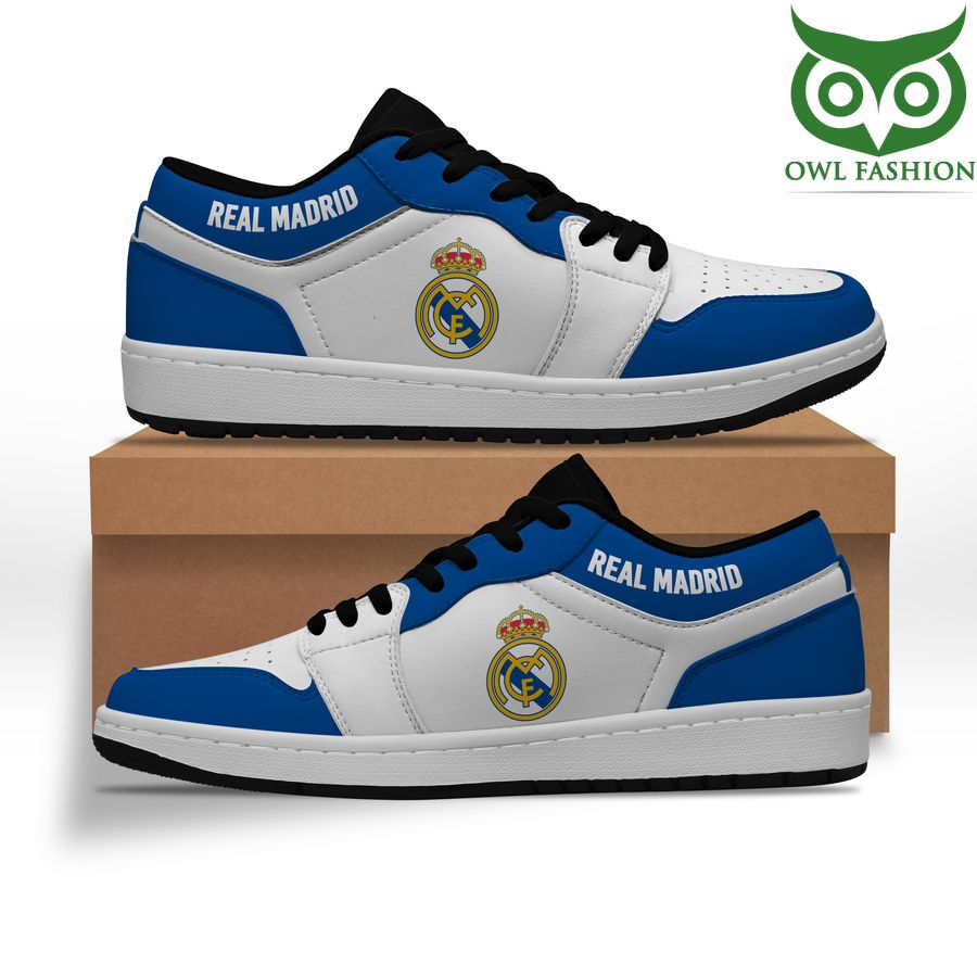 53 Real Madrid CF Black White Jordan Sneakers Shoes