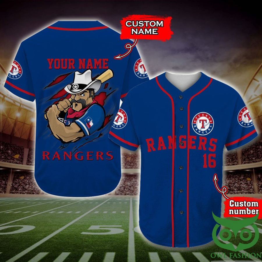 11 Texas Rangers Baseball Jersey MLB Custom Name Number