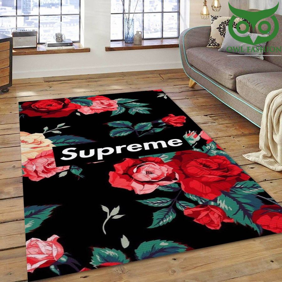 15 Gucci Ft Supreme Rug Living Room And Bed Room Rug Home Decor