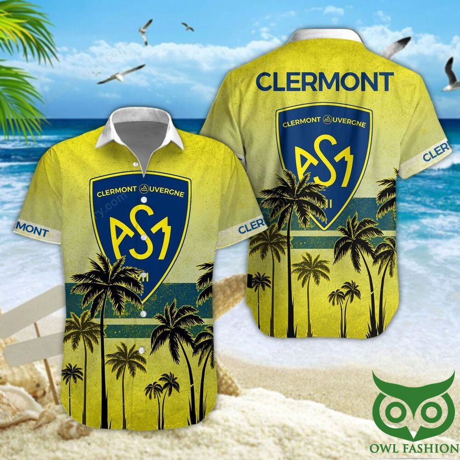 187 ASM Clermont Auvergne Coconut Yellow 3D Shirt