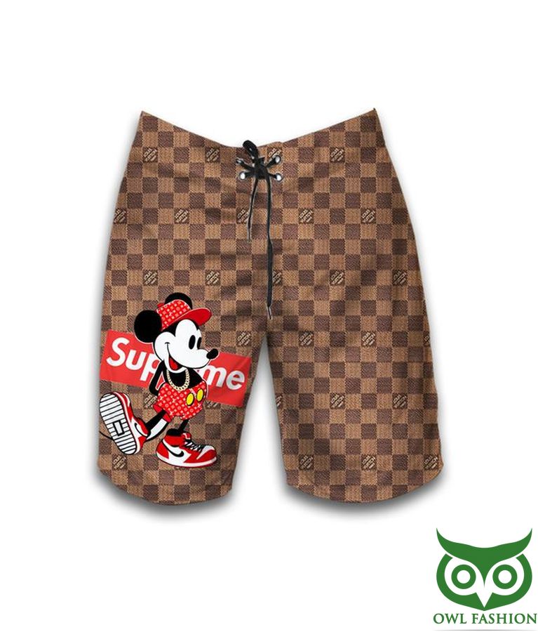 Louis Vuitton LV Mickey Mouse Disney Flip Flops Hawaii Shirt Shorts Combo  Fashion Brand Outfit Luxury, by SuperHyp Store