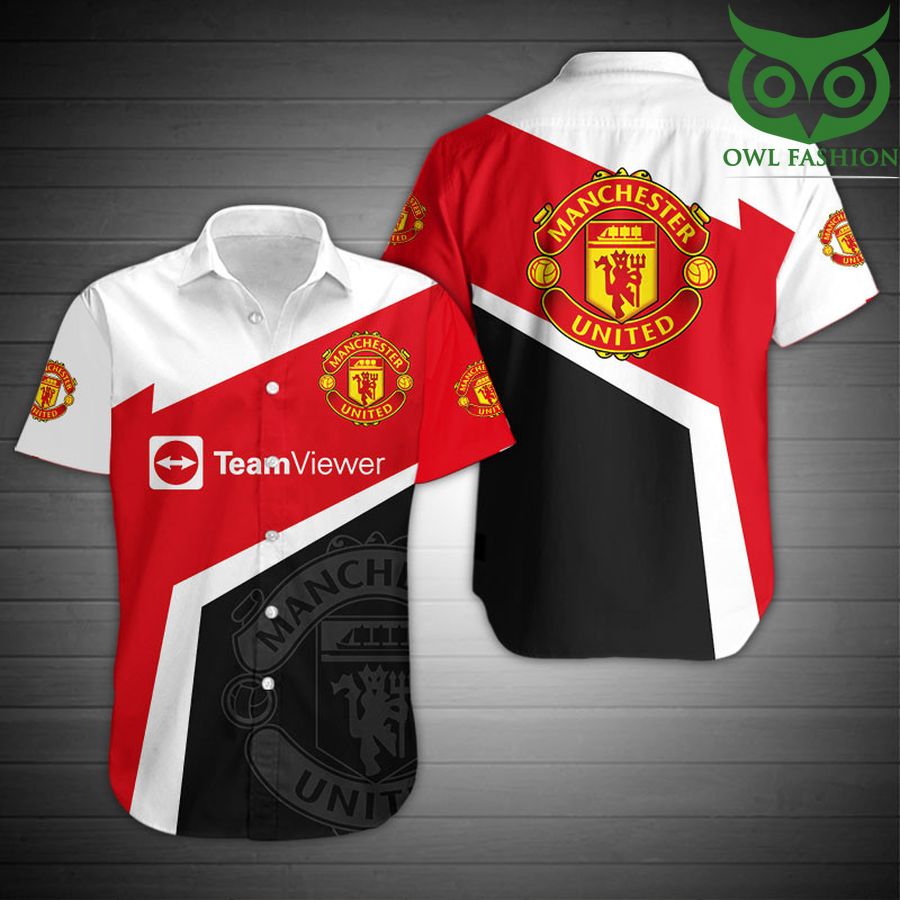 254 Manchester United FC 3D Full Printing Hawaiian Shirt Tshirt Hoodie