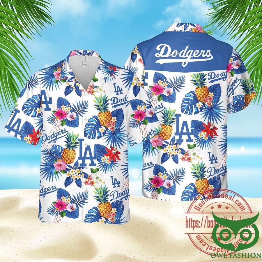 47 Los Angeles Dodgers Aloha Baseball Hawaiian Shirt